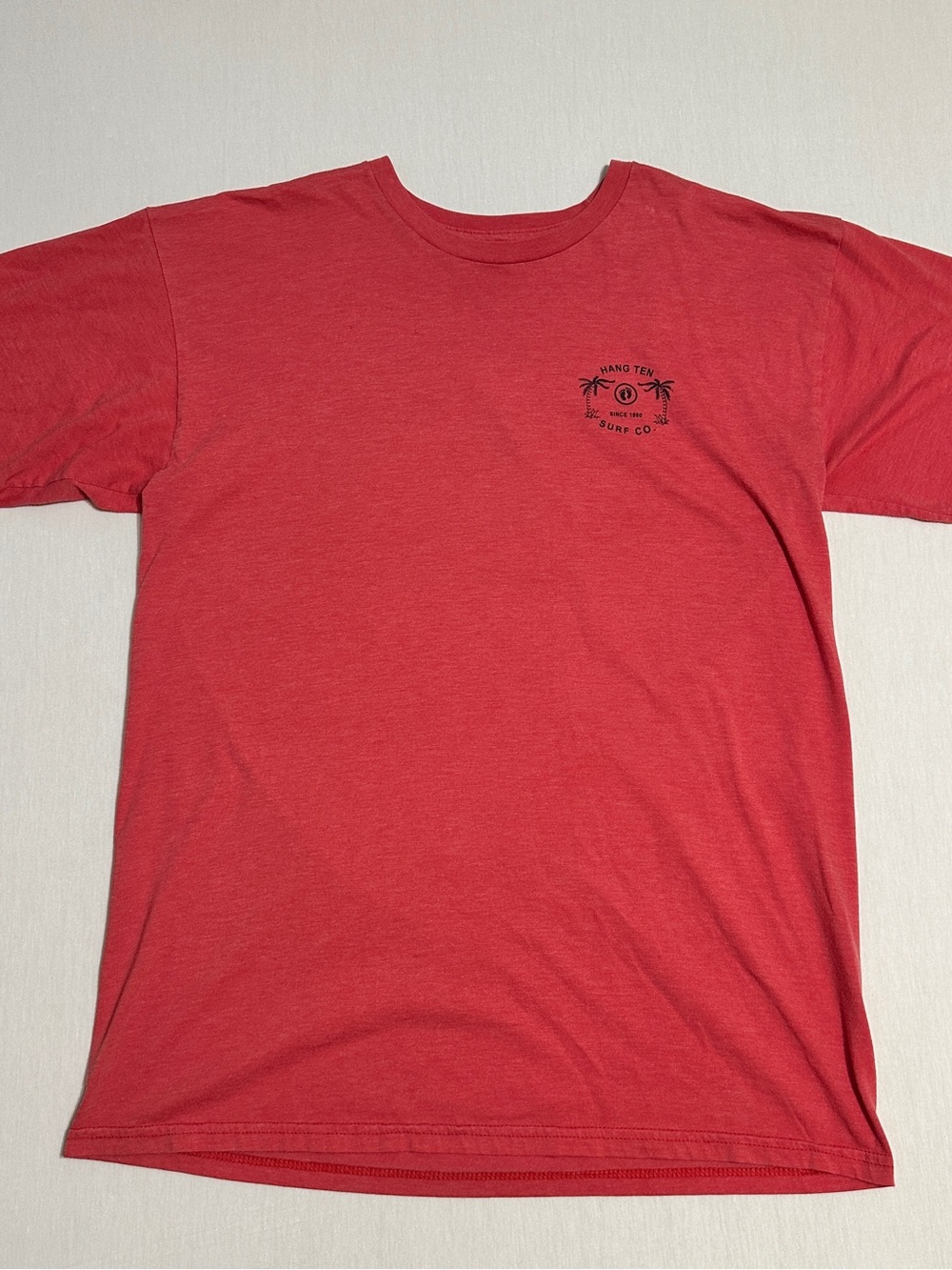 Hang Ten Red Short Sleeve Logo Tee